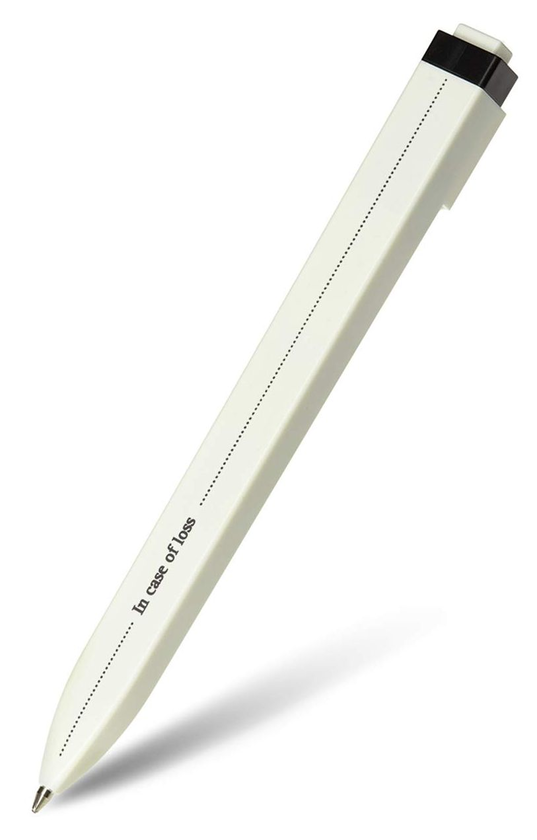  «Шариковая ручка Moleskine Go In Case of Loss 1.0 (EW8T1CICL10TAG)», бренда Moleskine - фото №1