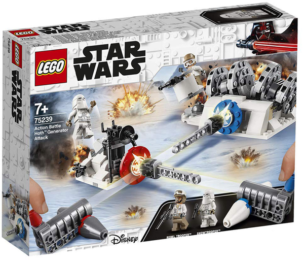  «Конструктор LEGO Star Wars Руйнування генераторів на Хоті 235 деталей (75239)», бренду LEGO - фото №1