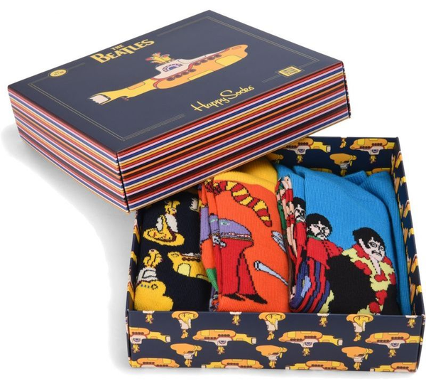  «Носки Happy Socks The Beatles Socks Box Set 3 пары 36-40 р (XBEA08-6000)», бренда Happy Socks - фото №1