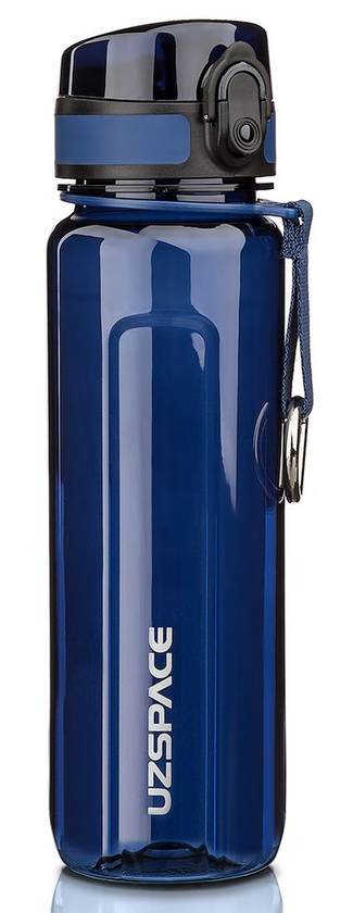  «Бутылка для воды Uzspace 500 мл синяя (6018blue)», бренда Uzspace - фото №1