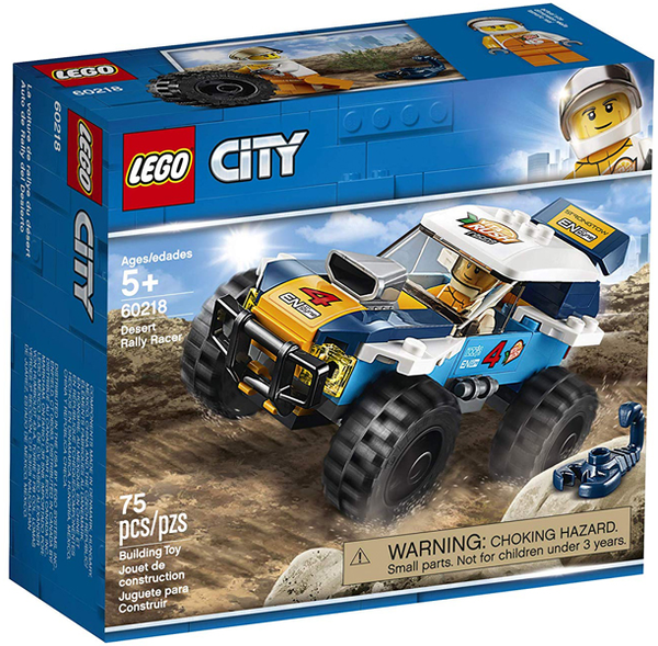  «Конструктор LEGO City Участник гонки в пустыне 75 деталей (60218)», бренда LEGO - фото №1