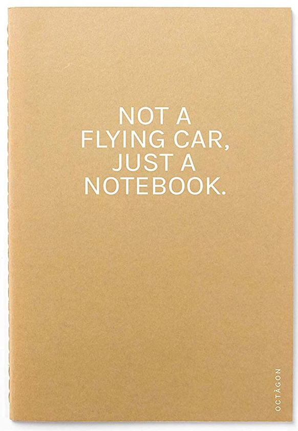 «Блокнот Octagon Not a flying car, just a notebook (8474474747006)», бренда Octagon - фото №1