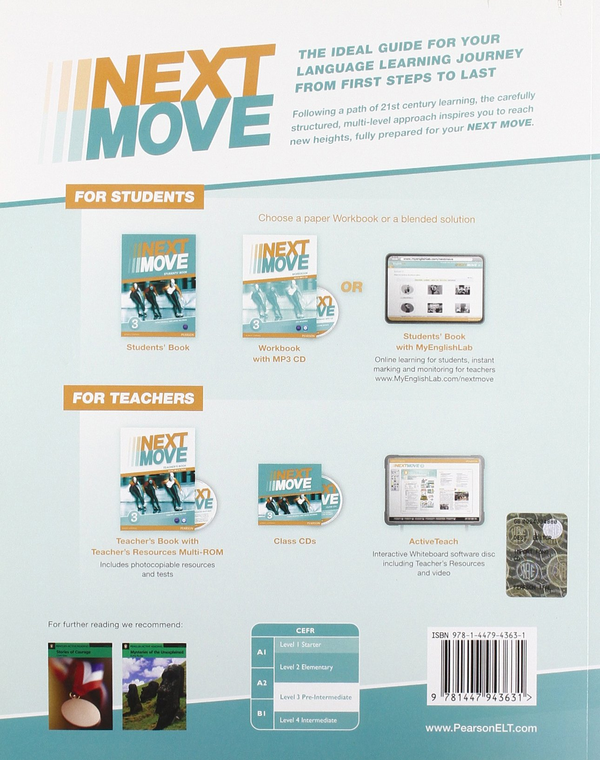 [object Object] «Next Move 3 Workbook (+CD-ROM)», автор Джо МакКенна - фото №2 - мініатюра