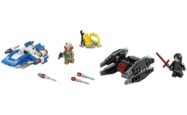 «Конструктор LEGO Star Wars Винищувач типу A проти безшумного винищувача СІД 188 деталей (75196)», бренду LEGO - фото №1
