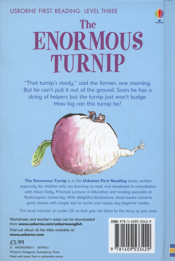 Паперова книга «The Enormous Turnip (+ CD)», автор Кеті Дейнс - фото №1