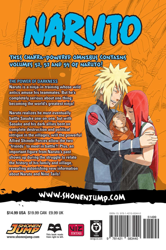 Бумажная книга «Naruto. 3-in-1 Edition. Volume 18», автор Масаси Кисимото - фото №1