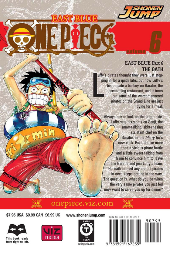 Паперова книга «One Piece. Volume 6», автор Еїтіро Ода - фото №1