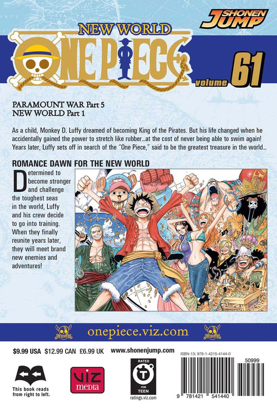 Паперова книга «One Piece. Volume 61», автор Еїтіро Ода - фото №1