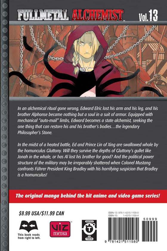 Бумажная книга «Fullmetal Alchemist. Volume 13», автор Хирому Аракава - фото №1