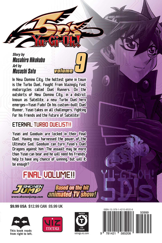 Бумажная книга «Yu-Gi-Oh! 5D's. Volume 9», автор Масахиро Хикокубо - фото №1