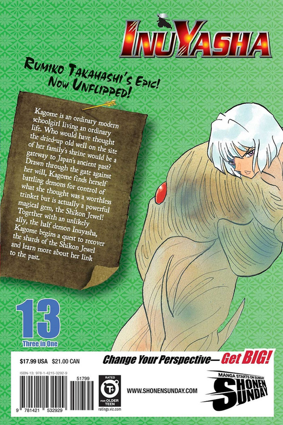 Паперова книга «Inuyasha. 3-in-1 Edition. Volume 13», автор Руміко Такахаші - фото №1