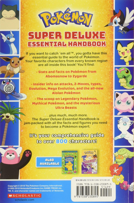 Паперова книга «Pokemon. Super Deluxe Essential Handbook» - фото №1