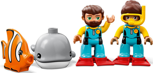  «Конструктор LEGO DUPLO Путешествие субмарины 24 детали (10910)», бренда LEGO - фото №1