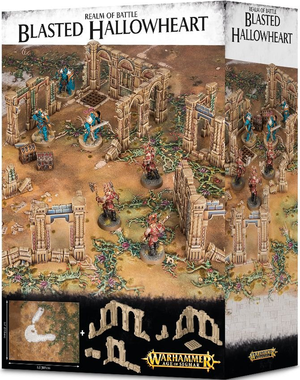  «Набор Games Workshop Warhammer Age of Sigmar Realm of Battle: Blasted Hallowheart (99220299067)», бренда Games Workshop - фото №1