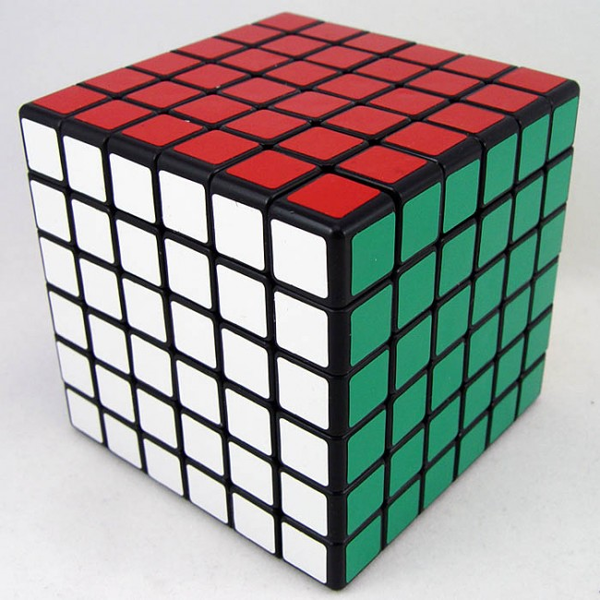  «Игрушка-головоломка ShengShou 6 x 6 x 6 black (SS6604)», бренда ShengShou - фото №1