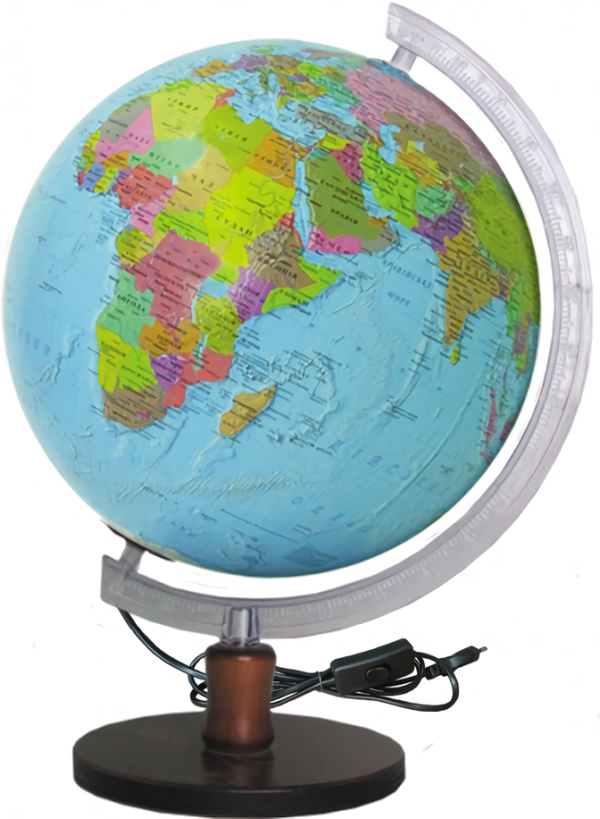 Глобус Політичний з підсвічуванням 32 см