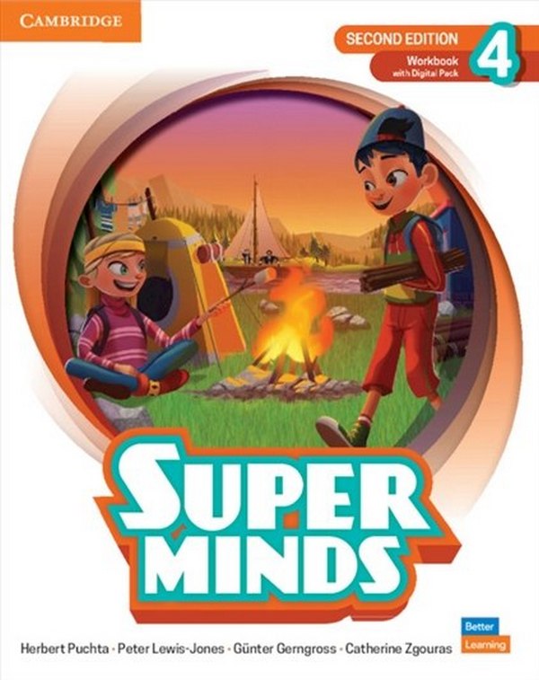[object Object] «Super Minds  2nd Edition 4 Workbook with Digital Pack British English», авторів Герберт Пухта, Пітер Льюїс-Джонс, Гюнтер Гернгросс, Кетрін Згурас - фото №1