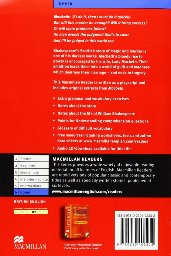 Бумажная книга «Macbeth with Audio CD and extra exercises», автор Маргарет Тарнер - фото №1