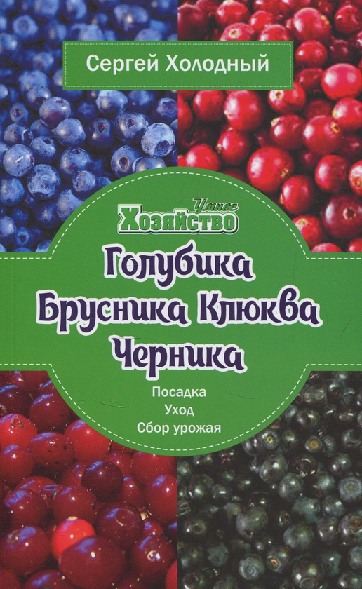 [object Object] «Голубика, брусника, клюква, черника. Посадка, уход, сбор урожая», автор Сергей Холодный - фото №1