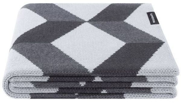  «Плед Woolkrafts Blocks (WCC103)», бренду Woolkrafts - фото №1