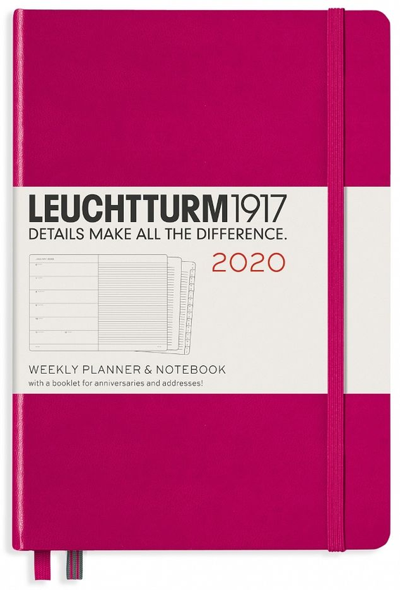 «Еженедельник с заметками Leuchtturm1917 2020 Ягодный (359880)», бренда Leuchtturm1917 - фото №1