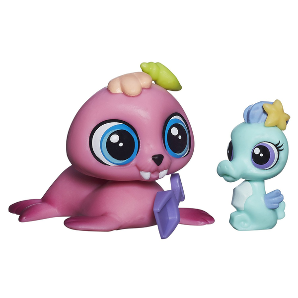 undefined «Ігровий набір Hasbro LPS Звірятко і його малюк Wallace Waterman & Sally Seaforth (A7313-В0102)», брендів Hasbro, Littlest Pet Shop - фото №1