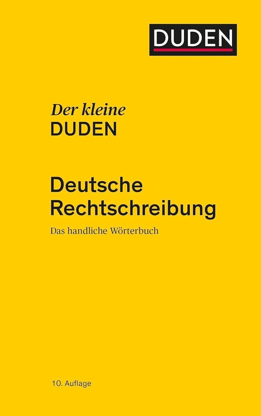 Бумажная книга «Der kleine. Deutsche Rechtschrei. Das handliche Wörterbuch» - фото №1