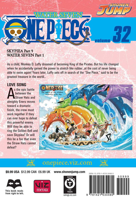 Книга «One Piece. Volume 32» – Еїтіро Ода, купити за ціною 637 на