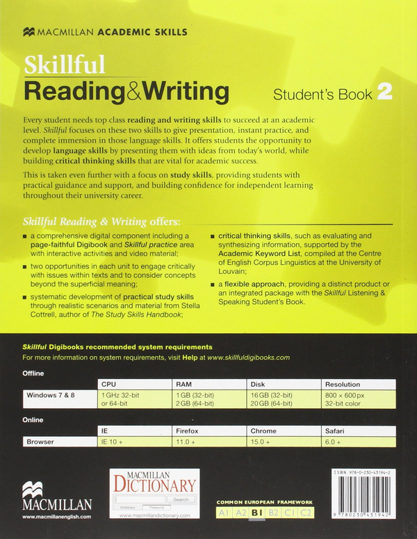 [object Object] «Skillful Intermediate. Level 2 Reading and Writing Student’s Book & Digibook », авторів Луї Роджерс, Дороти Е. Земах, Дженніфер Уілкін - фото №2 - мініатюра