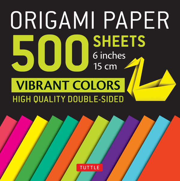 Бумажная книга «Origami Paper. 500 Sheets. Vibrant Colours. 15 cm» - фото №1