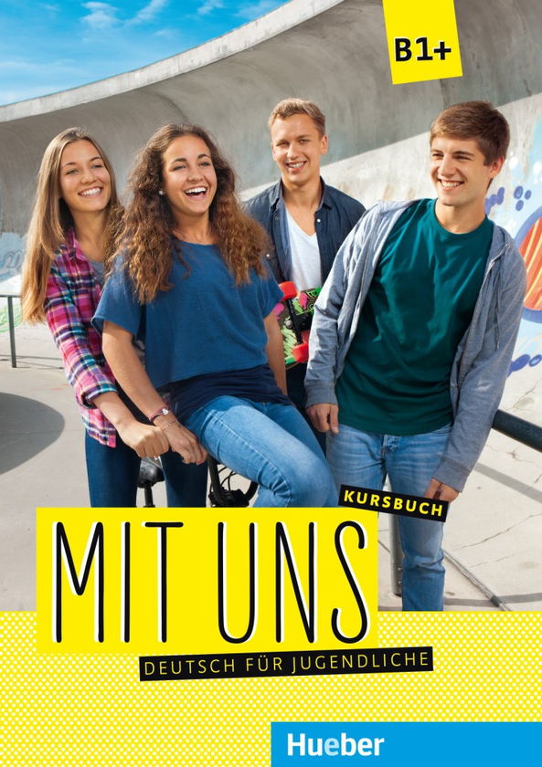 Паперова книга «Mit uns B1+ Kursbuch», авторів Крістіан Сеут, Анна Брейтсаметтер, Клаус Лілл, Маргарета Томасен - фото №1