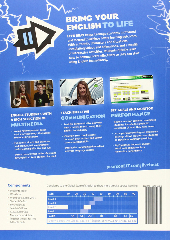 Паперова книга «Live Beat 2 Student's Book», авторів Олівія Джонстон, Джонатан Бюгрейв, Сара Кертис, Інгрид Фріберн, Джуді Копаж - фото №1