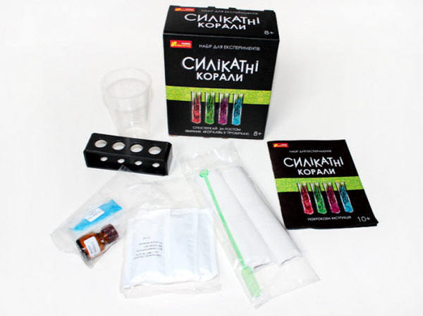 undefined «Набір для експериментів Ranok-Creative Силікатні корали (12132096У)», бренду Ranok-Creative - фото №6 - мініатюра