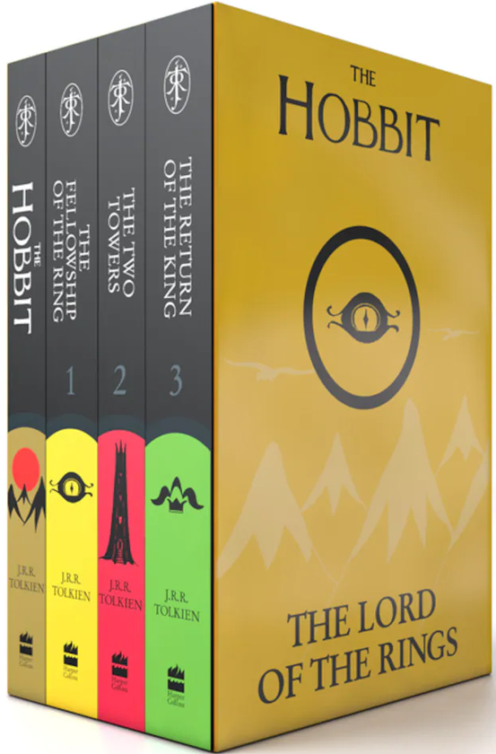 Бумажная книга «The Hobbit and The Lord of the Rings (комплект из 4 книг)», автор Джон Р. Р. Толкин - фото №1