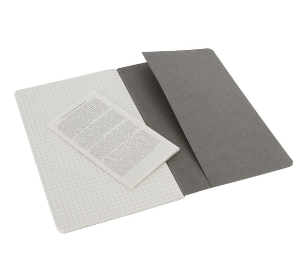  «Блокнот Moleskine Cahier средний клетка пастельный 3 шт (CHA17)», бренда Moleskine - фото №1