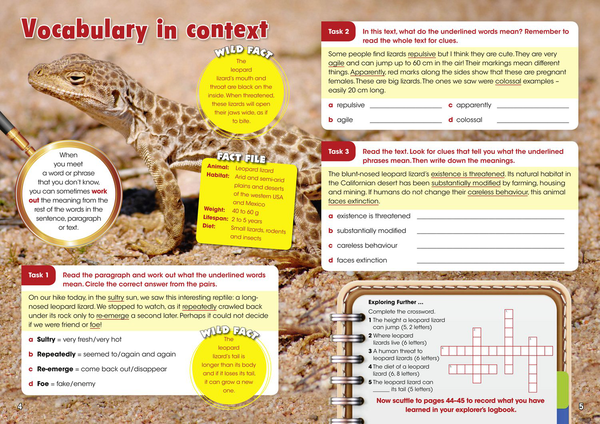 Бумажная книга «Letts Wild About English: Reading Comprehension Age 9-11», автор Рэйчел Грант - фото №1
