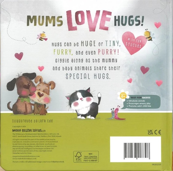 Бумажная книга «Mums Love Hugs!», автор Тим Багберд - фото №1
