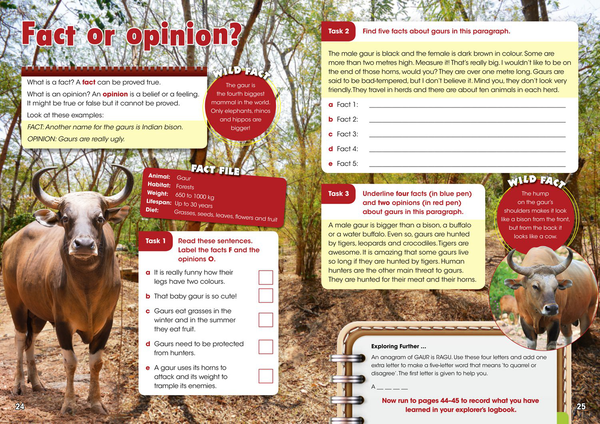 Паперова книга «Letts Wild About English: Reading Comprehension Age 9-11» - фото №1