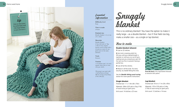 Бумажная книга «Arm Knitting: 30 No-Needle Projects for you and your Home» - фото №1