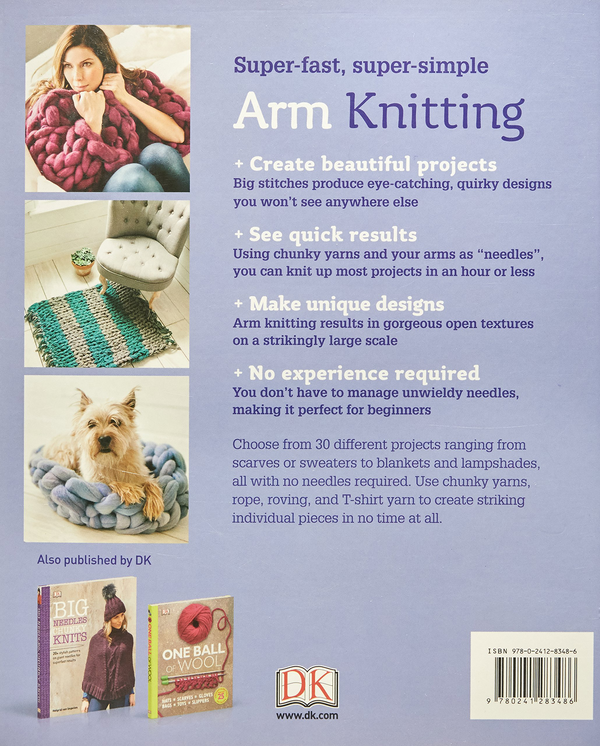 Бумажная книга «Arm Knitting: 30 No-Needle Projects for you and your Home» - фото №1