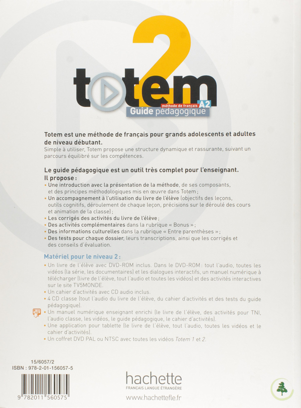 Паперова книга «Totem. Niveau 2. Guide pedagogique», авторів Жан-Т’єррі Ле Бугнек, Марі-Хосе Лопес - фото №1