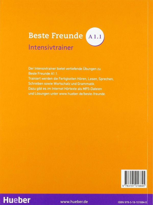 Бумажная книга «Beste Freunde A1/1 Intensivtrainer mit Audios online», авторов Бетти Меттен, Персефона Спиридониду - фото №1