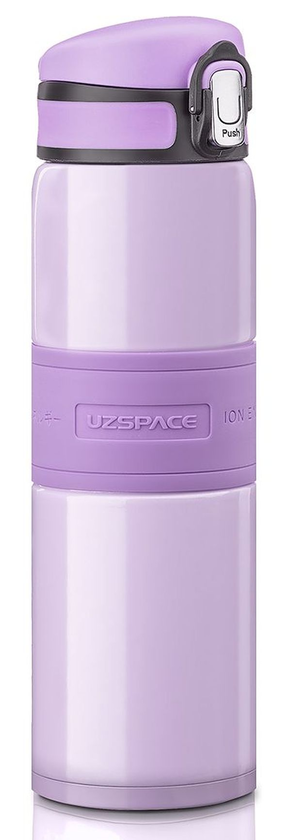  «Термос Uzspace 410 мл бузковий (4055purple)», бренду Uzspace - фото №1