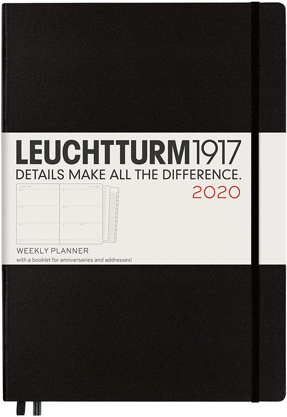  «Еженедельник Leuchtturm1917 2020 Master Черный (359990)», бренда Leuchtturm1917 - фото №1