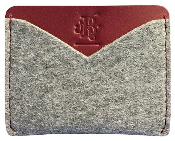  «Кард-кейс BlankNote 5.0 Виноград Фетр (BN-KK-5-felt-vin)», бренда BlankNote - фото №1