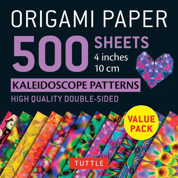 Бумажная книга «Origami Paper. 500 sheets. Kaleidoscope Patterns. 10 cm» - фото №1