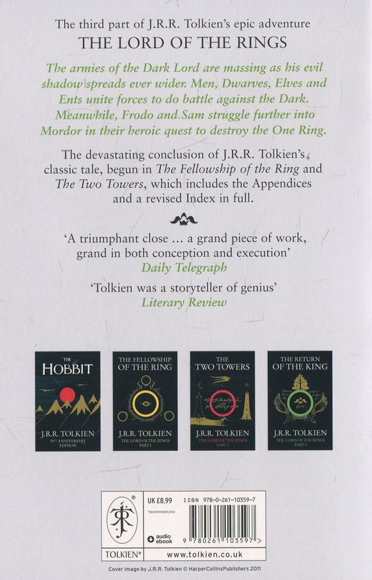 Бумажная книга «The Hobbit and The Lord of the Rings (комплект из 4 книг)», автор Джон Р. Р. Толкин - фото №1