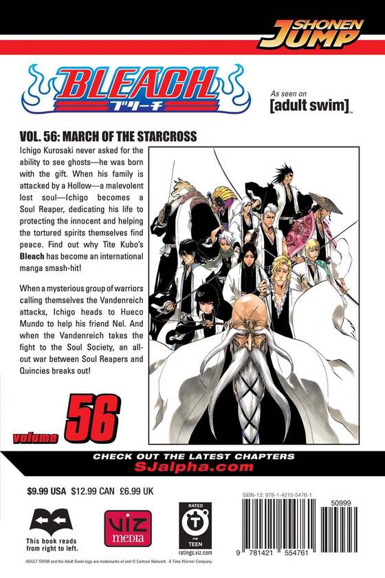 Паперова книга «Bleach. Volume 56», автор Тайто Кубо - фото №1