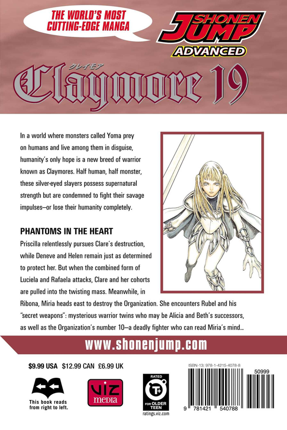Паперова книга «Claymore. Volume 19», автор Норіхіро Ягі - фото №1