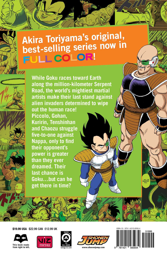Паперова книга «Dragon Ball Full Color. Saiyan Arc. Volume 2», автор Акіра Торіяма - фото №1